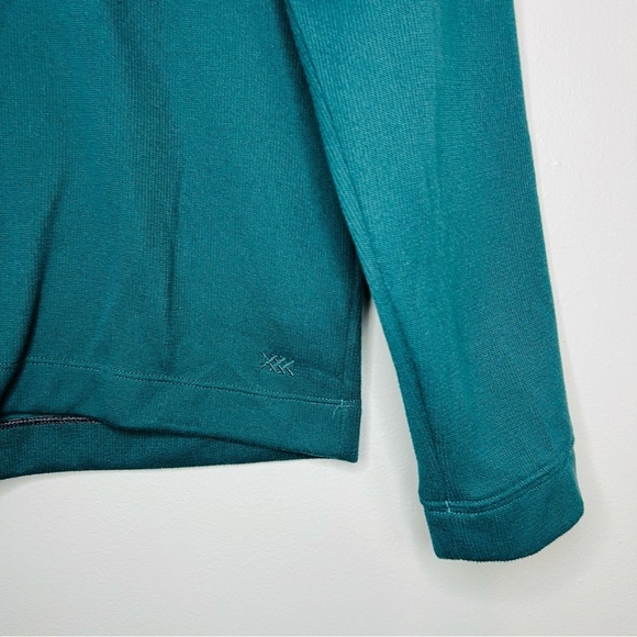 Rhône Green 1/4 Zip Commuter Knit Pullover M - Picture 4 of 6